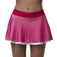 Falda Drop Shot Azalea Rosa Blanco  Offerta + Economico
