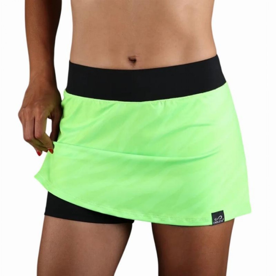 Falda Endless Minimal Print Verde  Oferta + Barato