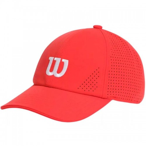 Gorra Wilson Active Rojo perforé