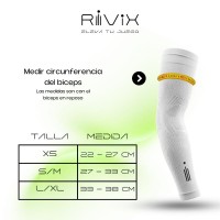 Aquecedores de braço Rivix White 1 Unidade
