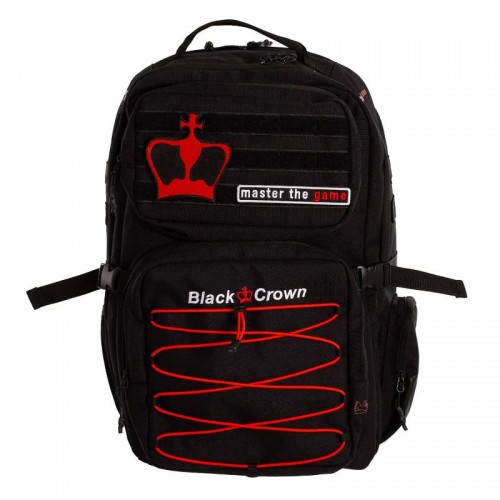 Mochila Noir Noir Spartiate Rouge