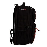Mochila Noir Noir Spartiate Rouge