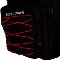 Mochila Noir Noir Spartiate Rouge
