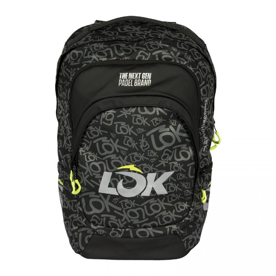 Mochila Lok Maxx 2 Negro Verde