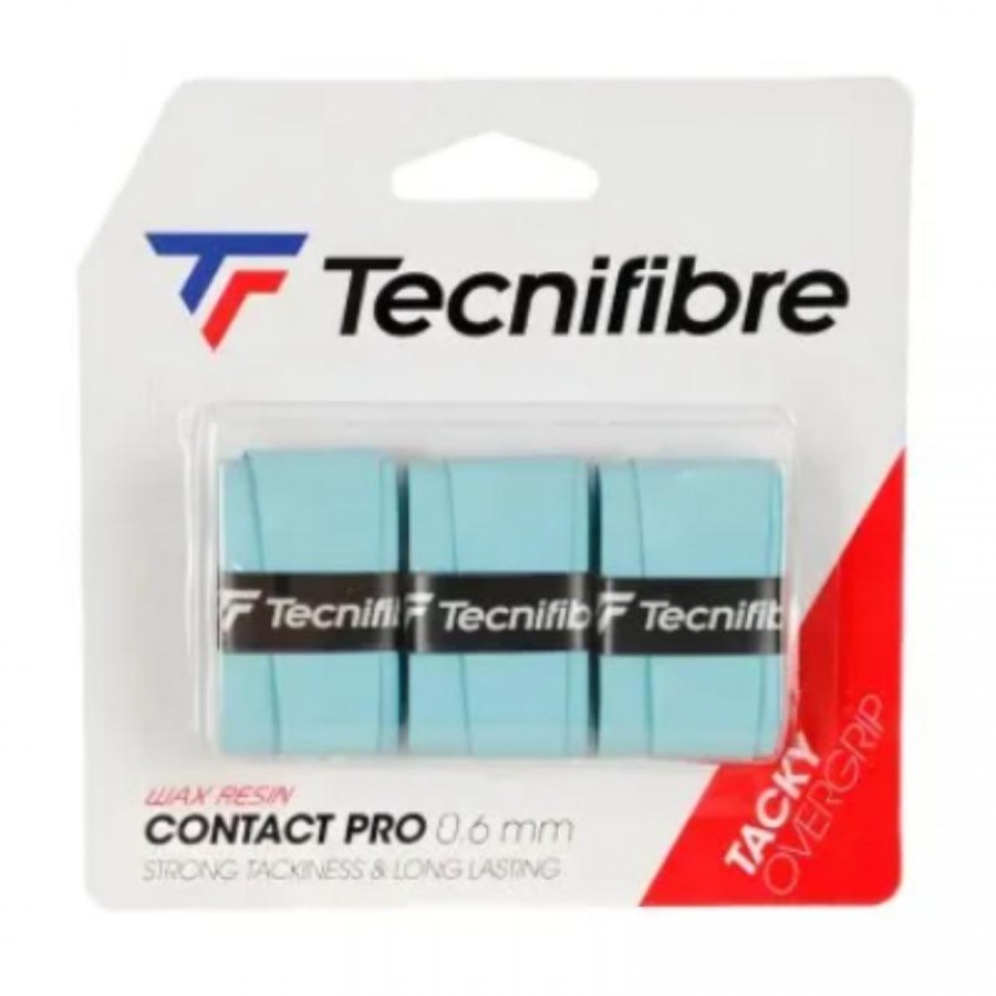 Tecnifibre Contact Pro Impugnature Blu 3 Unità