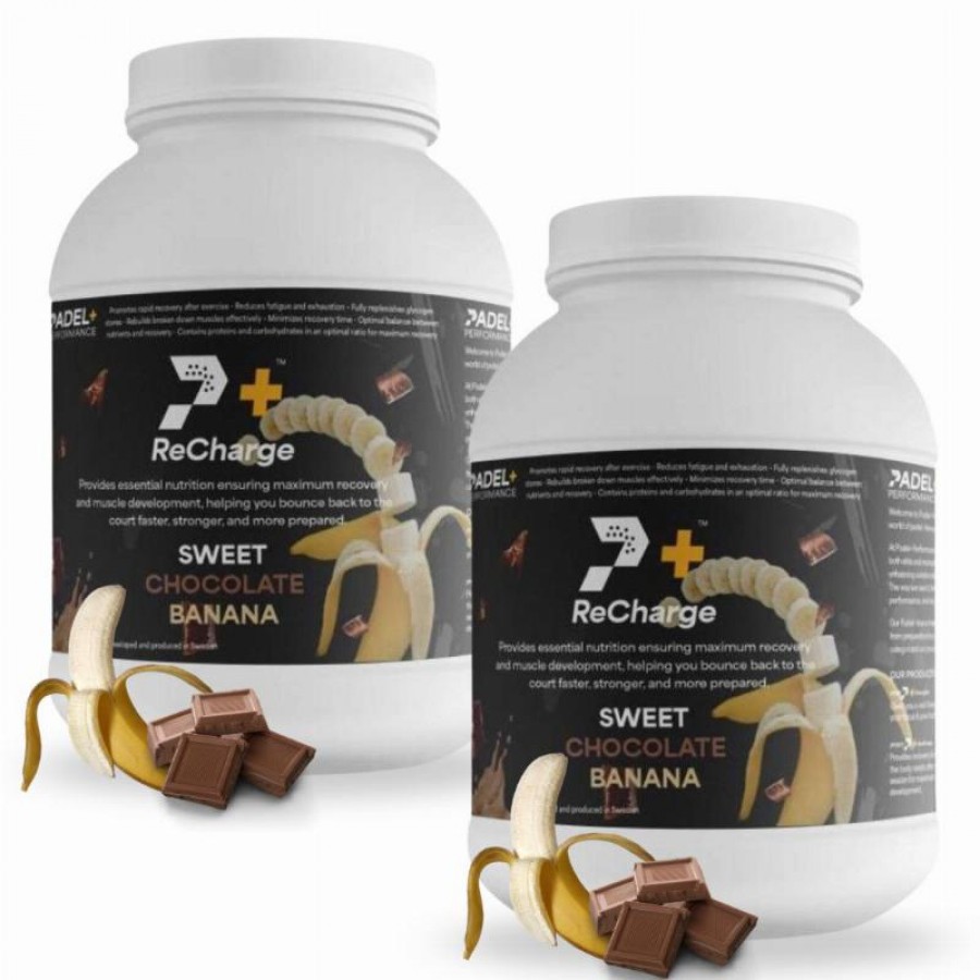 Pack Bote Padel Performance ReCharge Chocolate Banana X2  Oferta + Barato