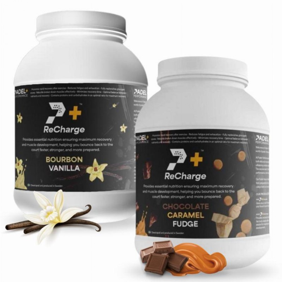 Pack Bote Padel Performance ReCharge Vainilla y Chocolate Caramelo  Offer + Cheap