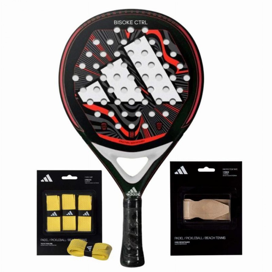 Adidas Bisoke Control 2024 Racket Pack with Overgrips and Protector  Offer + Cheap