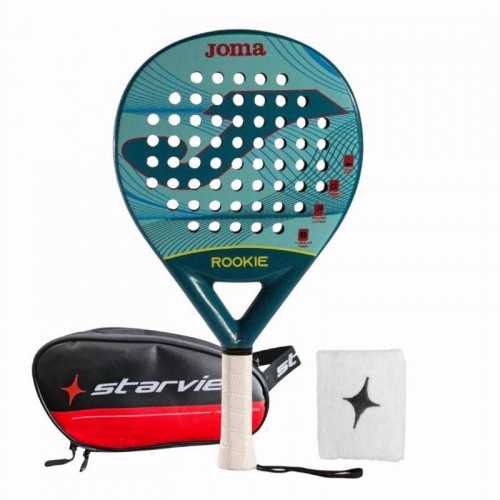 Pack Pala Joma Rookie Azul con Neceser y Munequera