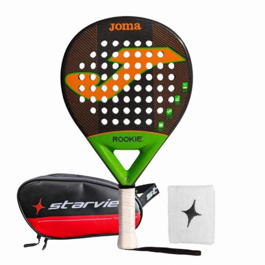 Pack Joma Rookie Pelle Orange Noir avec Trousse de Toilette et Bracelet   Offre - Pas cher