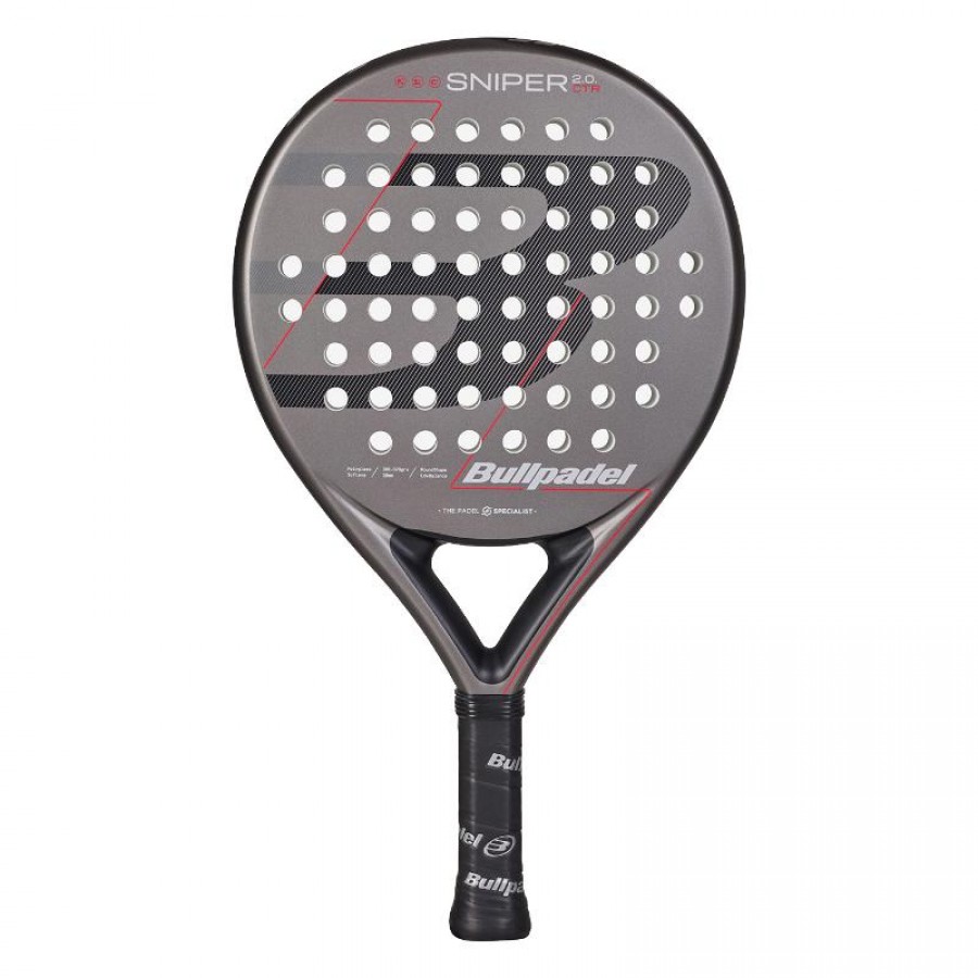 Raquete Bullpadel Sniper 2.0 Control Dark Gray 2026  Oferta + Barato