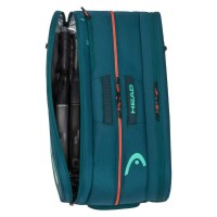 Head Tour Padel L Green Orange Padel Bag