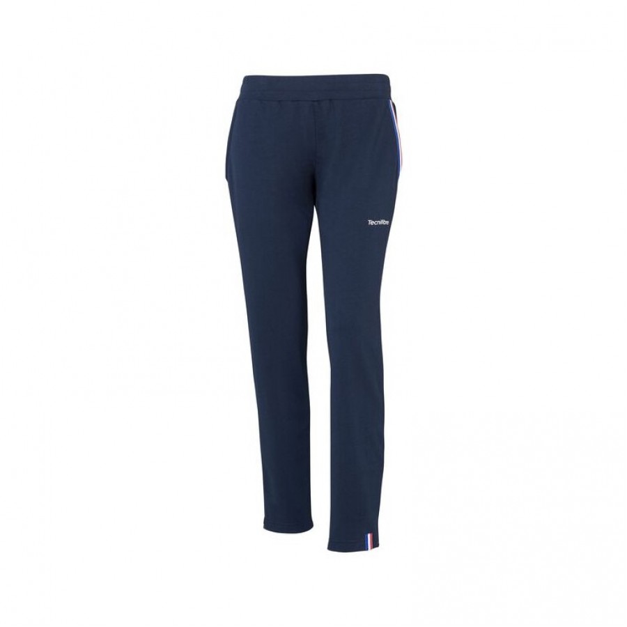 Pantalon Tecnifibre Tech Azul Marino Blanco Junior  Oferta + Barato