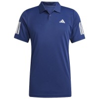 Polo Adidas Club 3 Stripes Azul Escuro