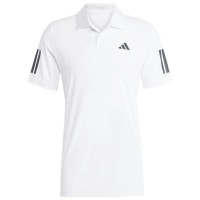 Polo Adidas Club 3 Bandes Blanc Noir
