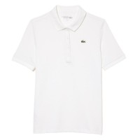 Polo Lacoste Pique Blanc Femme  Offre - Pas cher