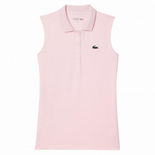 Polo Lacoste Ultra Dry Rosa Mujer