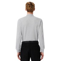 Polo Manga Larga Lacoste Regular Fit Algodon Gris Vigore  Offerta + Economico