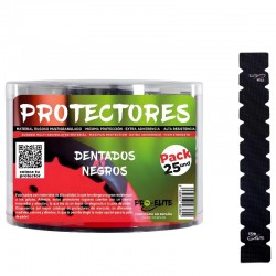Protector Pro Elite Dentado Negro 25 Unidades