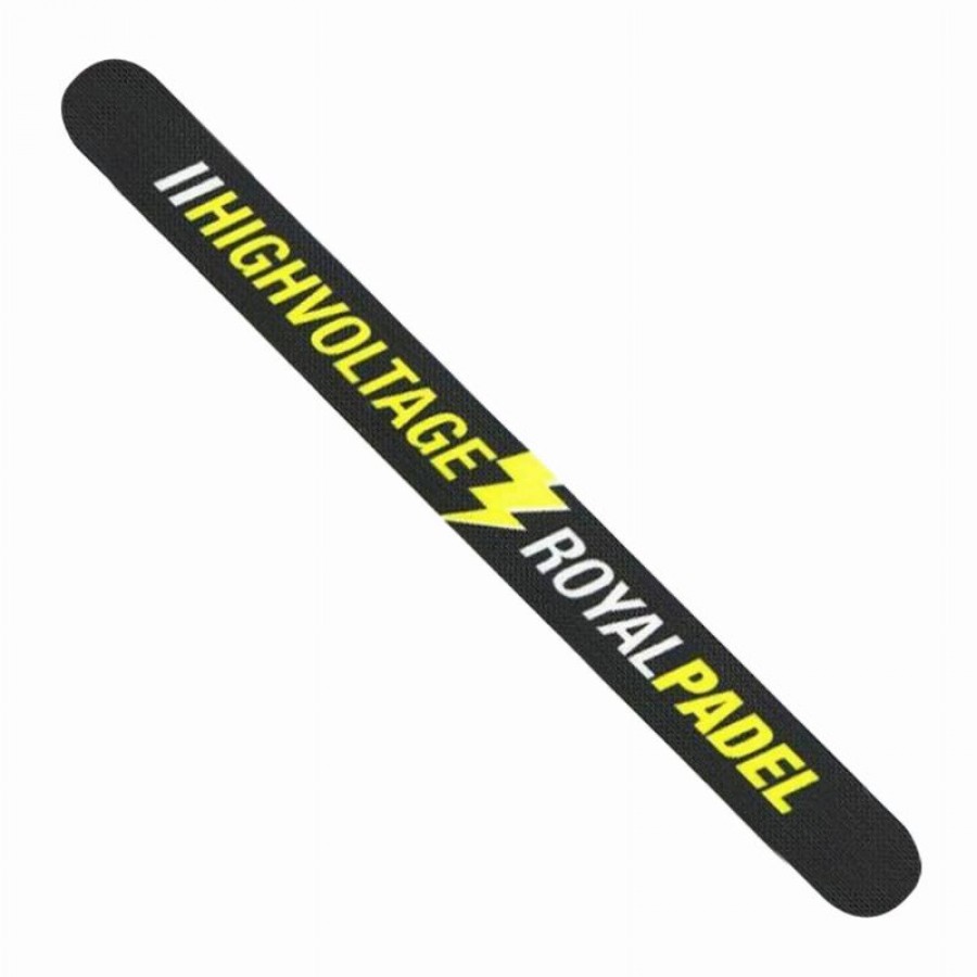 Royal Padel Highvoltage Preto Amarelo Branco Protetor  Oferta + Barato