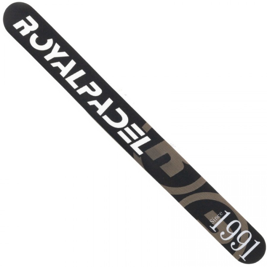 Royal Padel Protector Noir Logo Blanc Gris  Offre - Pas cher