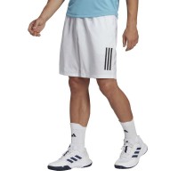Adidas Club 3-Stripe Shorts White Black PADELPOINT Adidas Club 3-Stripe Shorts White Black