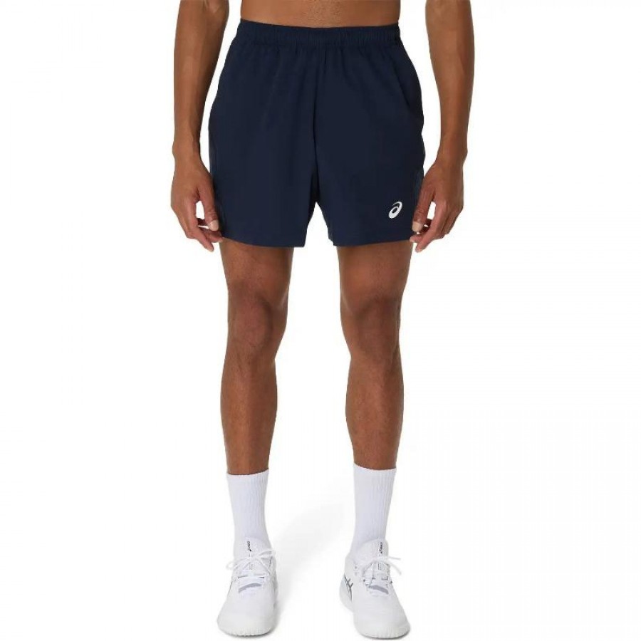 Short Asics Court 7IN Azul Medianoche  Offer + Cheap