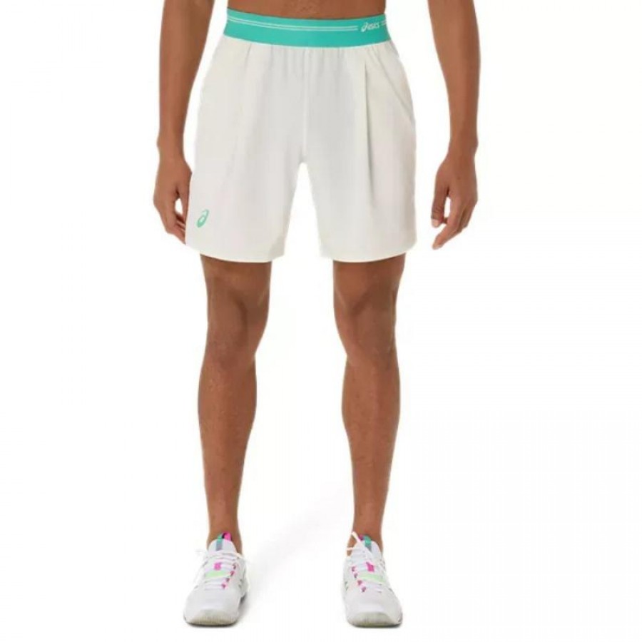 Short Asics Game 7IN Blanco Crema