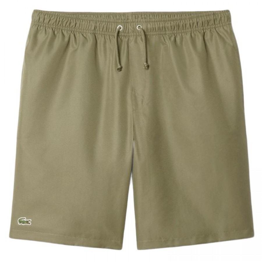 Short Lacoste Sport Verde Kaki  Offerta + Economico