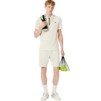 Pantaloncini Lacoste Tenis Ultra Dry Blanco Roto  Offerta + Economico
