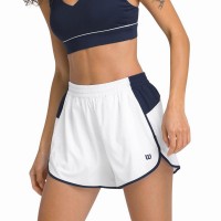 Short Wilson Division Blanco Brillante Mujer  Offer + Cheap