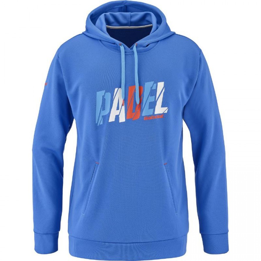 Sweat-shirt Babolat Padel Hood Bleu Français