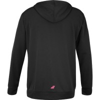 Sweat-shirt Babolat Padel Hood Noir Rose