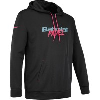 Sweat-shirt Babolat Padel Hood Noir Rose