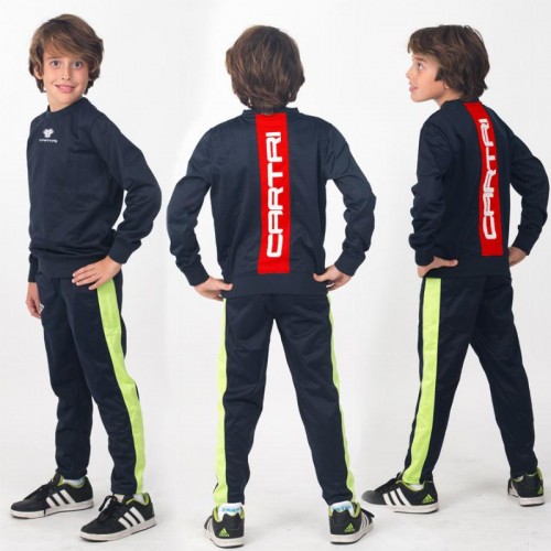 Sudadera Cartri Reves Marino Rojo Junior