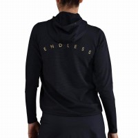 Sweat-shirt noir Endless Breath Line  Offre - Pas cher