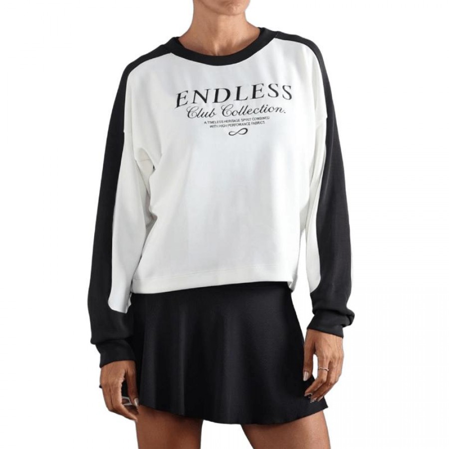 Endless Club Collection Felpa bianca  Offerta + Economico