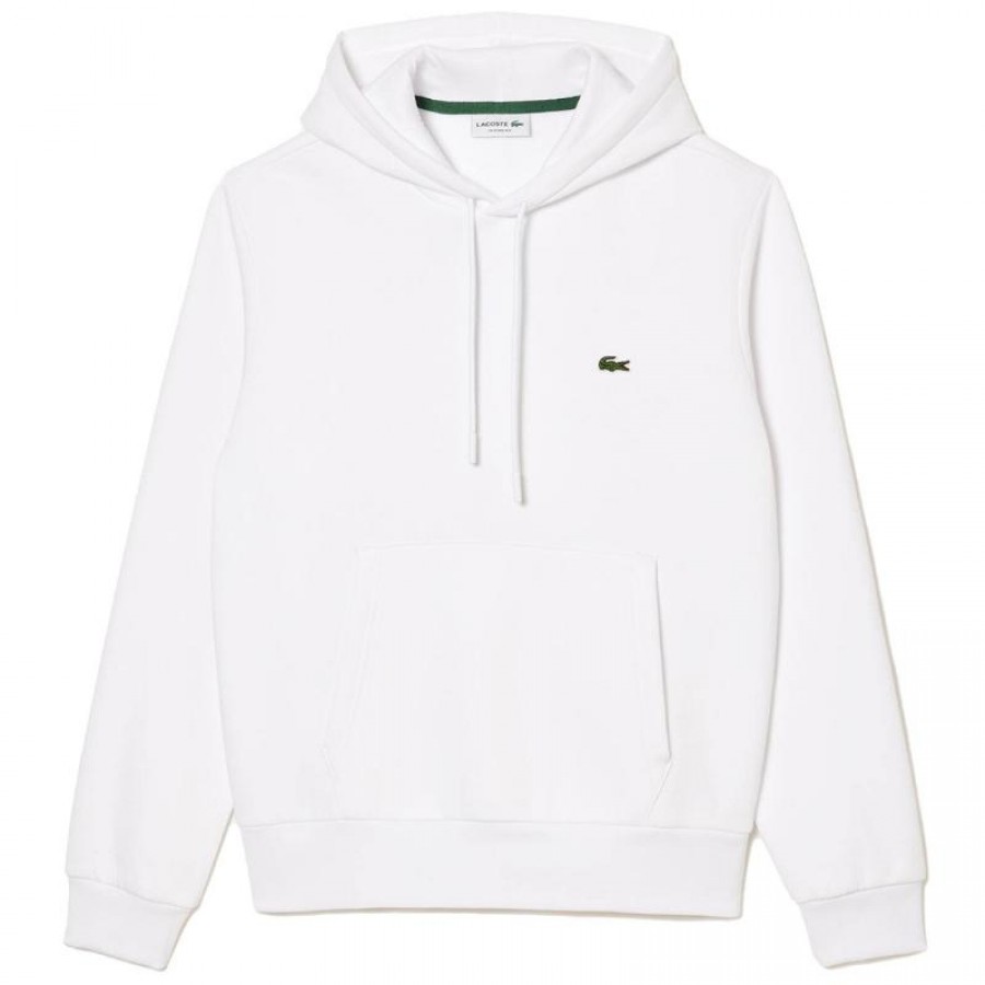 Lacoste Felpa Cotone Bianco  Offerta + Economico