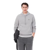 Lacoste Felpa Cotone Grigio Vigore  Offerta + Economico