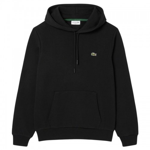 Sweat-shirt Lacoste en coton noir