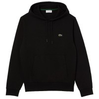Lacoste Felpa in Cotone Nero Verde  Offerta + Economico