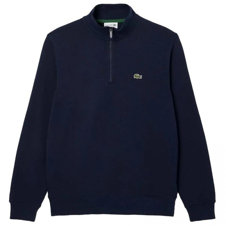 Lacoste Classic Fit Felpa Blu Navy  Offerta + Economico
