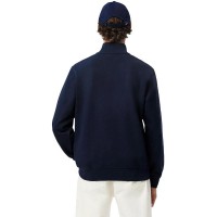 Lacoste Classic Fit Felpa Blu Navy  Offerta + Economico