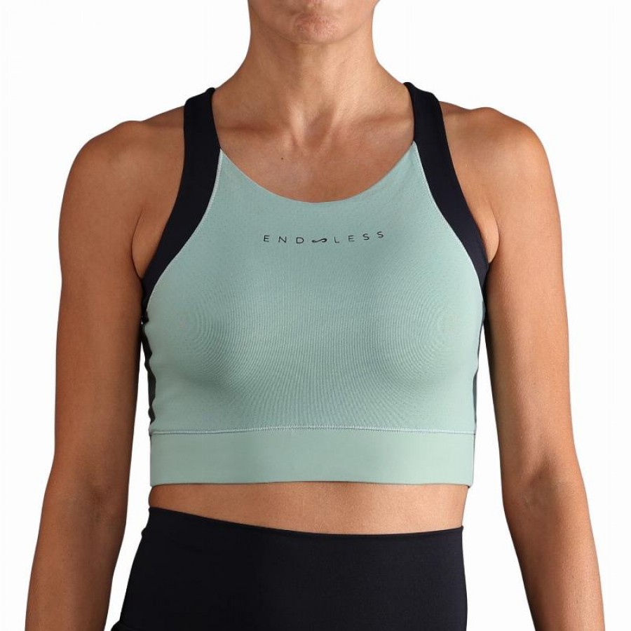 Top Endless Crop Verde Foresta  Offerta + Economico