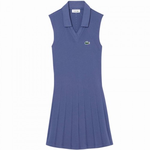Robe de tennis Lacoste bleu clair violet