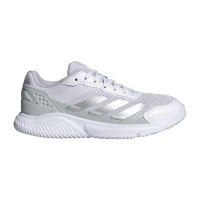 Tênis femininos Adidas Courtquick Padel Branco Cinza