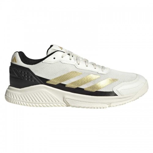 Zapatillas de Padel Adidas Courtquick Padel Blanco Oro Negro