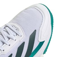 Zapatillas Adidas Courtquick Padel Blanco Verde  Oferta + Barato