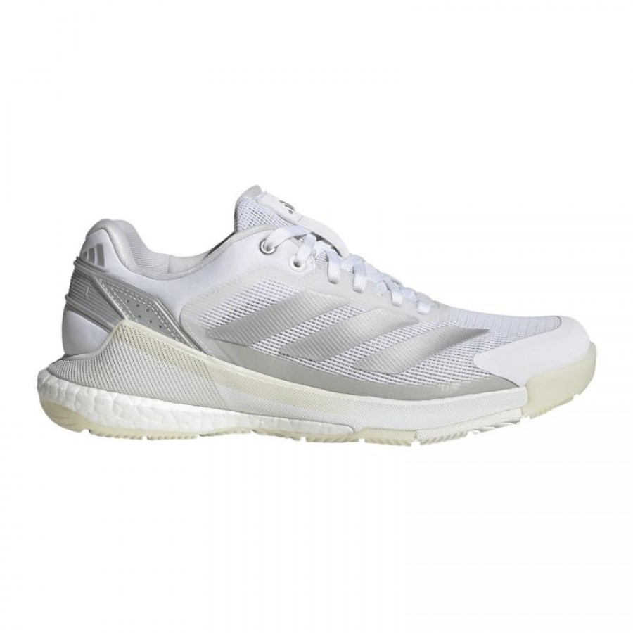 Zapatillas Adidas Crazyquick Boost Padel Blanco Gris Mujer