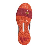 Adidas Crazyquick LS Padel Blanc, rouge orange